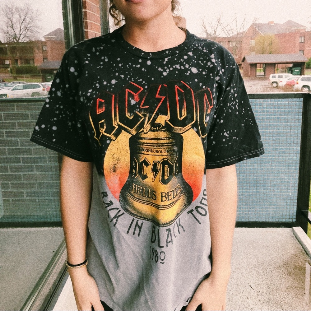 vintage acdc tour shirt